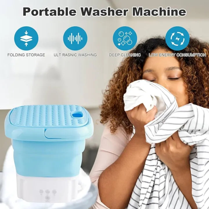 Portable mini cloth washer