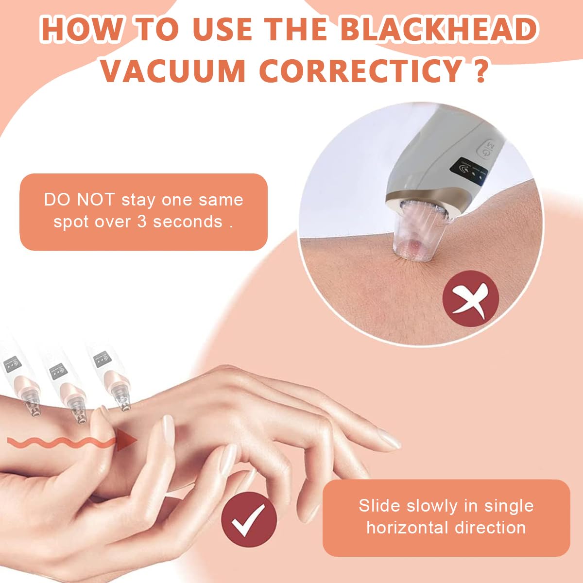 Vacum pore cleaner