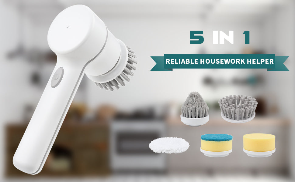 Electric brush cleaner