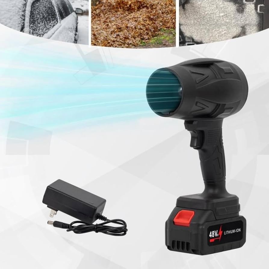 Air Pressure Power Blower Mini Cordless With Leaf Blower Cordless Compressed Air Duster 120mph for Car Wash