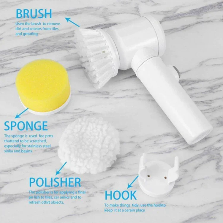 Electric brush cleaner