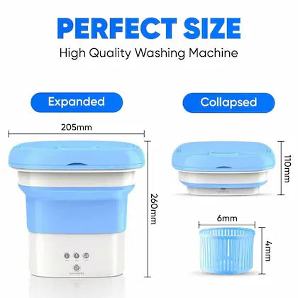 Portable mini cloth washer