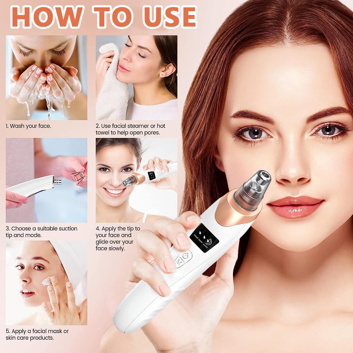 Vacum pore cleaner