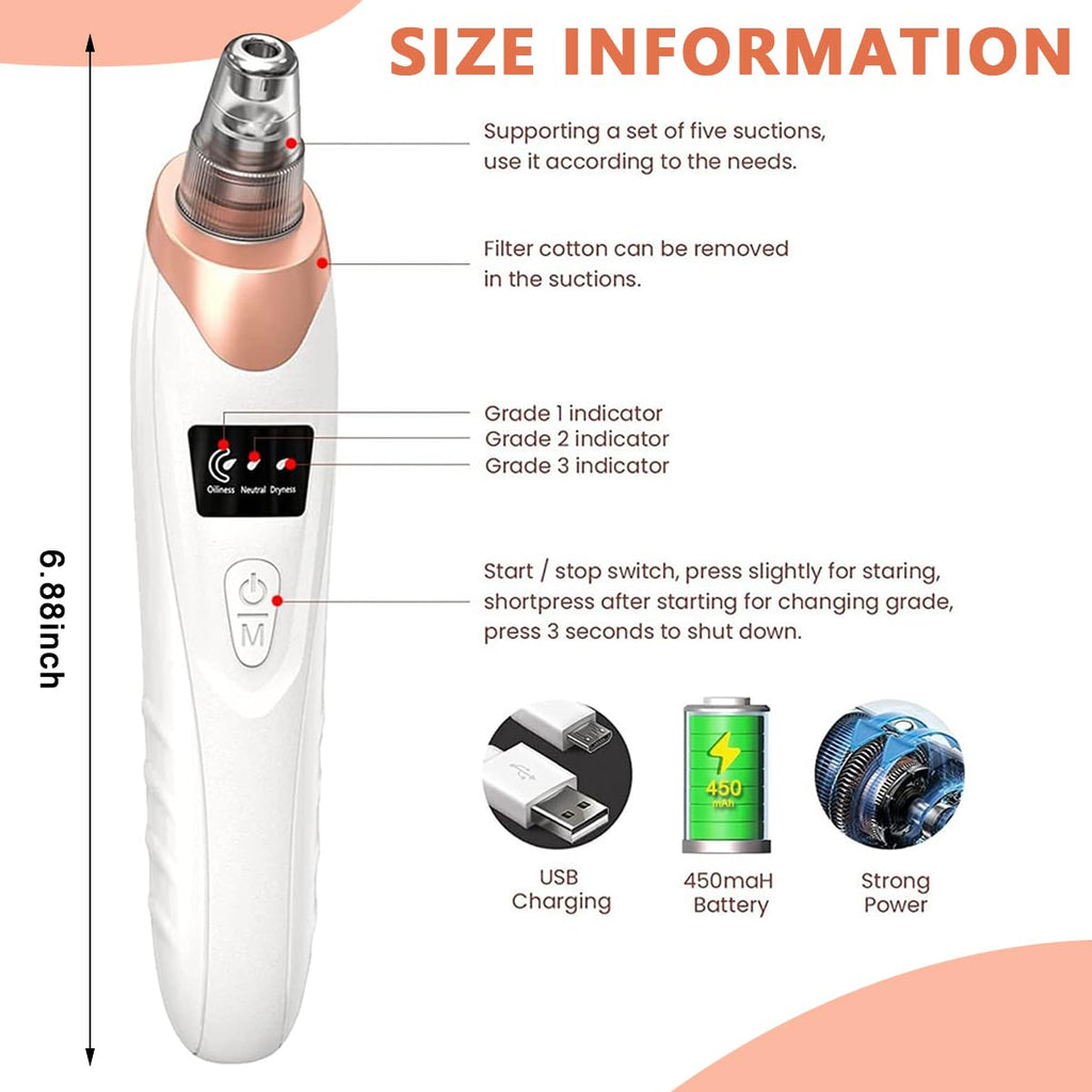 Vacum pore cleaner